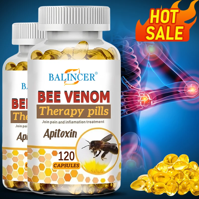 Bee Venom Extract – Joint Support, Reduces Back, Knee and Hand Discomfort, Dietary Supplement