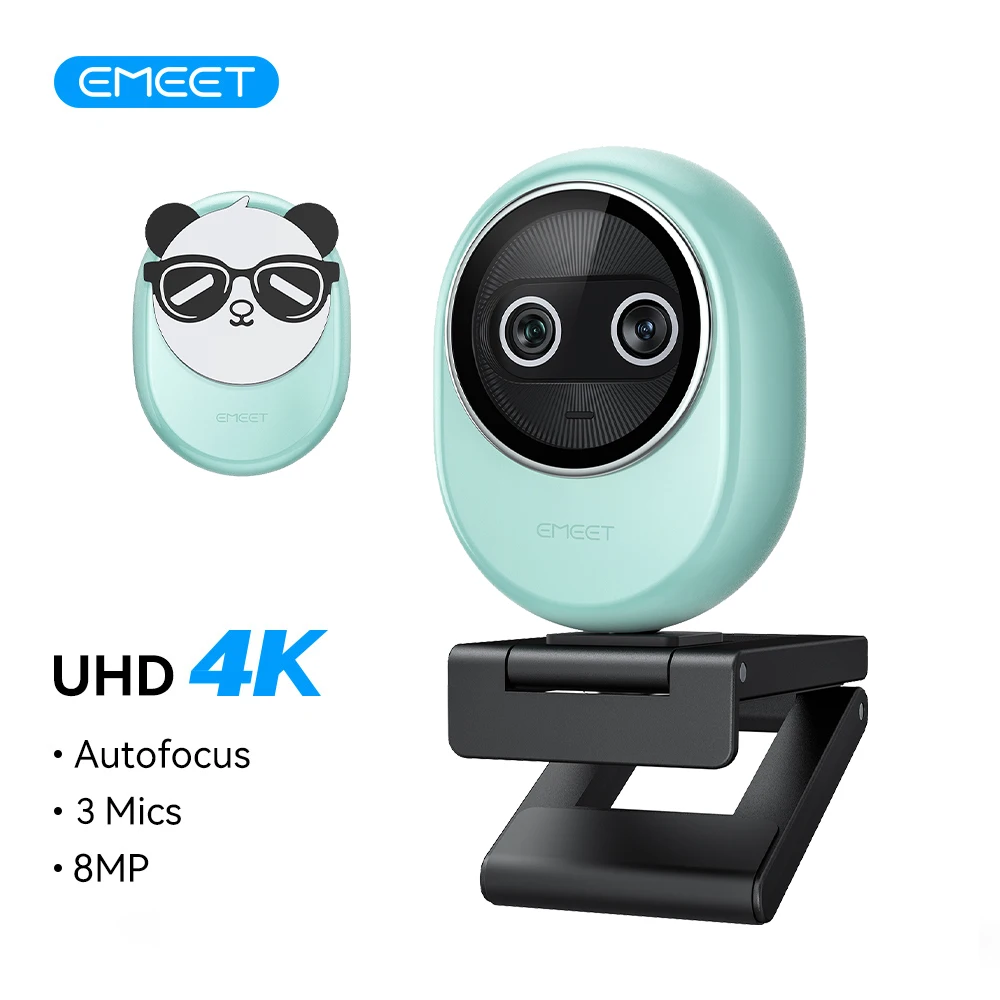 4K Webcam EMEET Dual-Camera AI-Powered 4K Camera Great for Streaming/Desk Setup – AliExpress 7